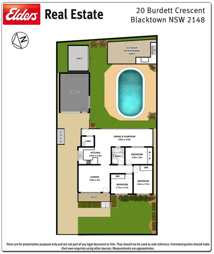 Floorplan of Homely house listing, 20 Burdett Crescent, Blacktown NSW 2148