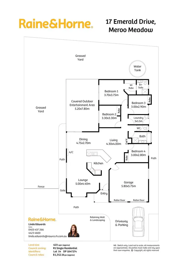 Floorplan of Homely house listing, 17 Emerald Drive, Meroo Meadow NSW 2540