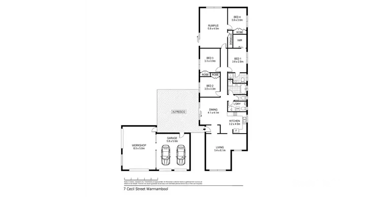 Floorplan of Homely house listing, 7 Cecil Street, Warrnambool VIC 3280