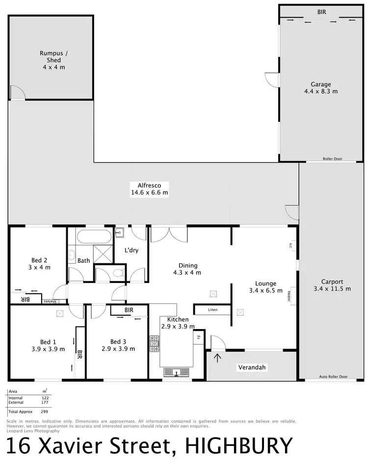 Floorplan of Homely house listing, 16 Xavier Street, Highbury SA 5089
