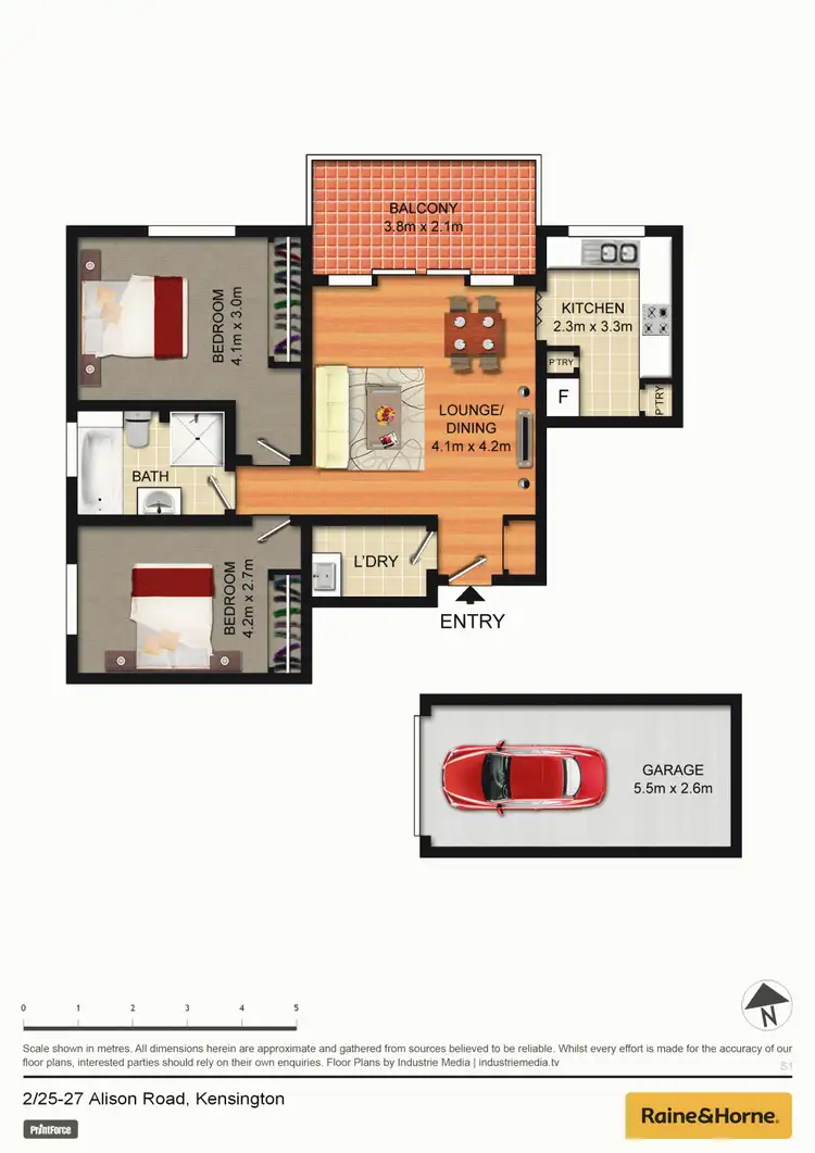 Floorplan of Homely apartment listing, 2/25-27 Alison Road, Kensington NSW 2033