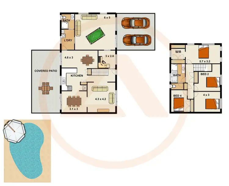 Floorplan of Homely house listing, 17 Blueberry Street, Algester QLD 4115