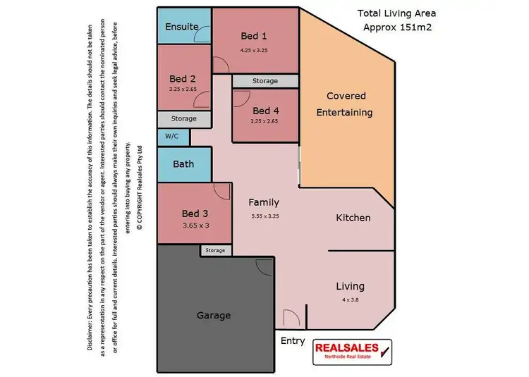 Floorplan of Homely house listing, 14 Carnarvon Court, Upper Caboolture QLD 4510