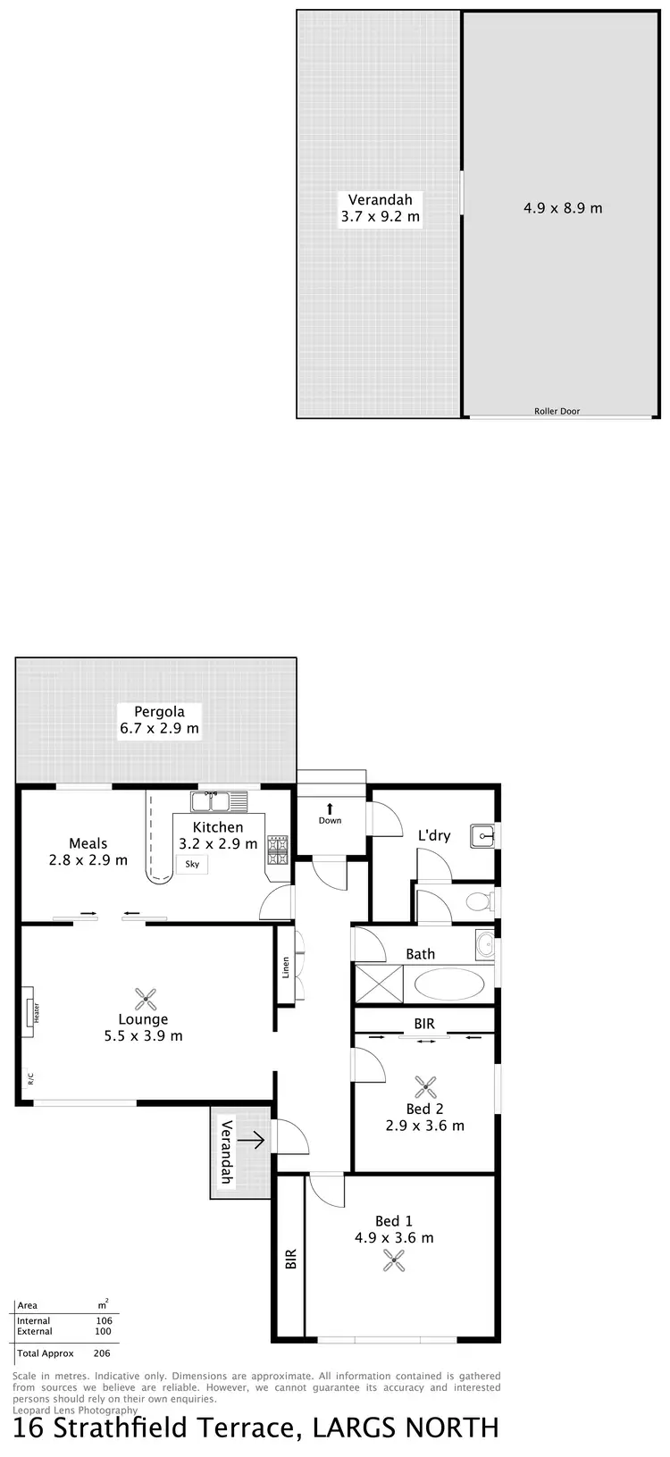 Floorplan of Homely house listing, 16 Strathfield Terrace, Largs North SA 5016