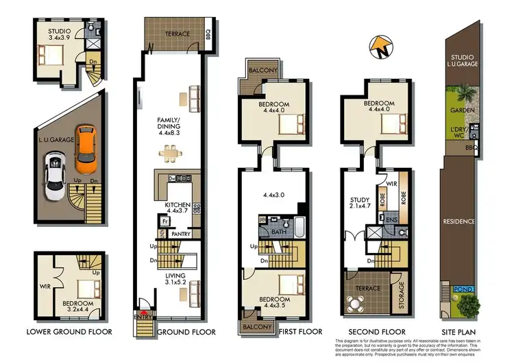 Floorplan of Homely house listing, 11 Poate Road, Centennial Park NSW 2021