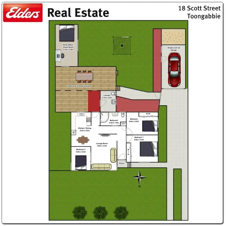Floorplan of Homely house listing, 18 Scott Street, Toongabbie NSW 2146
