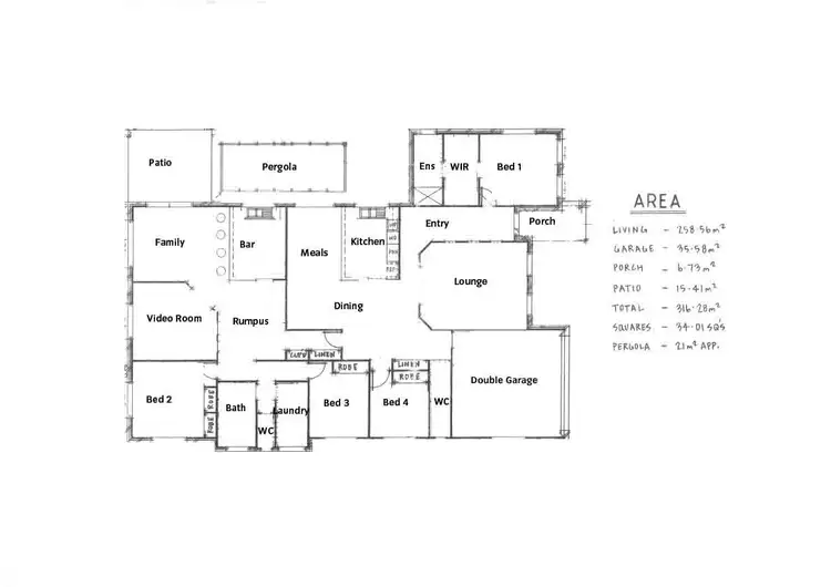 Floorplan of Homely house listing, 151 Botanical Circuit, Banora Point NSW 2486