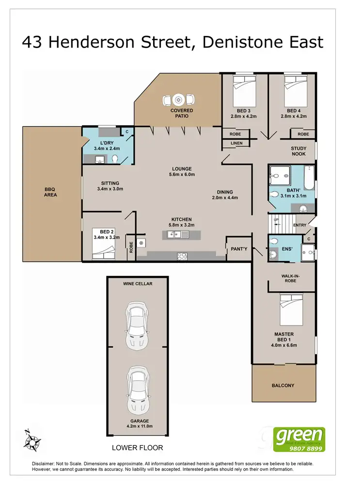 Floorplan of Homely house listing, 43 Henderson Street, Denistone East NSW 2112
