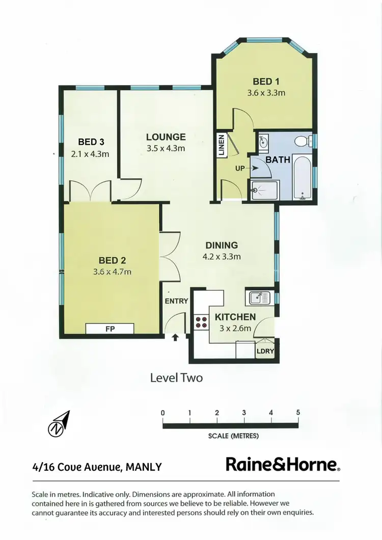 Floorplan of Homely apartment listing, 4/16 Cove Avenue, Manly NSW 2095