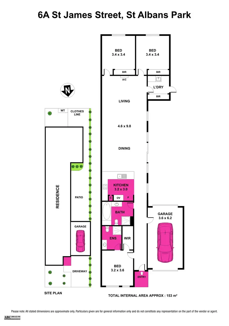 Floorplan of Homely house listing, 6A St James Street, St Albans Park VIC 3219