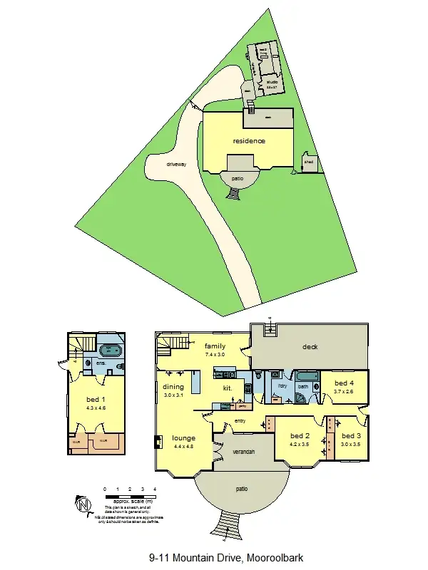 Floorplan of Homely house listing, 9-11 Mountain Drive, Mooroolbark VIC 3138