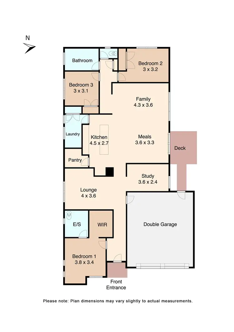 Floorplan of Homely house listing, 28 Craven Street, Lucas VIC 3350
