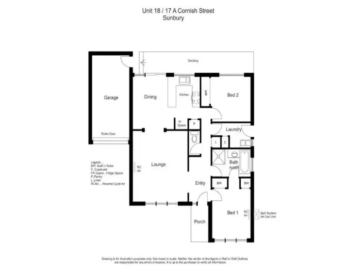 Floorplan of Homely house listing, 18/17A Cornish Street, Sunbury VIC 3429