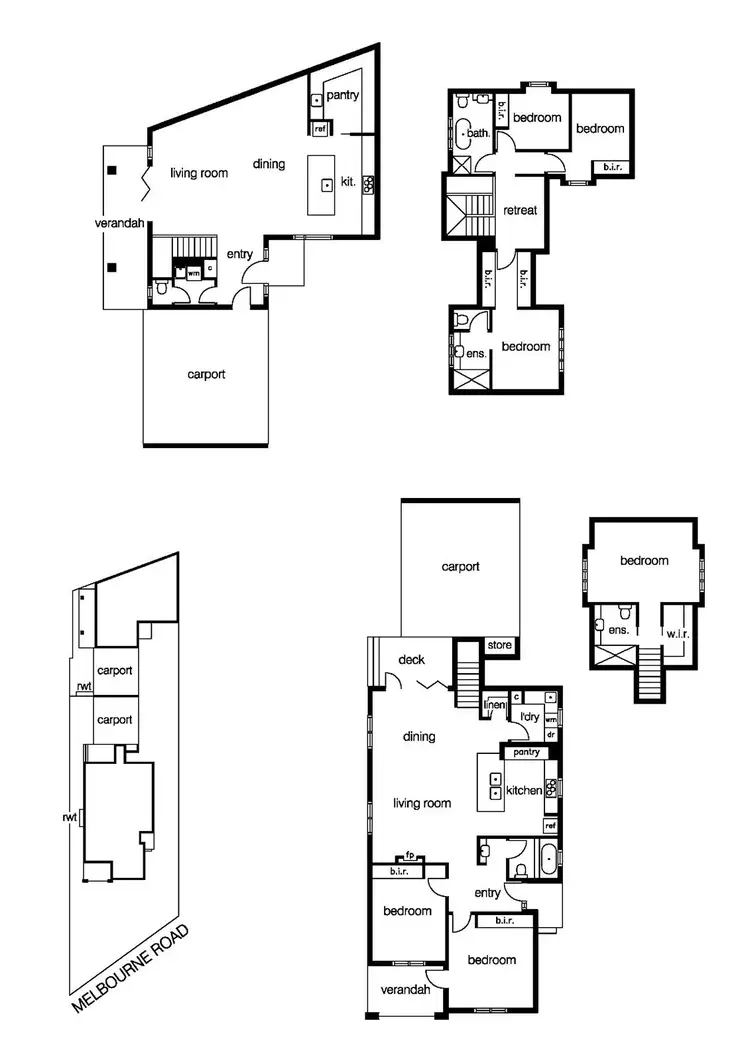 Floorplan of Homely house listing, 124 & 124A Melbourne Road, Williamstown VIC 3016