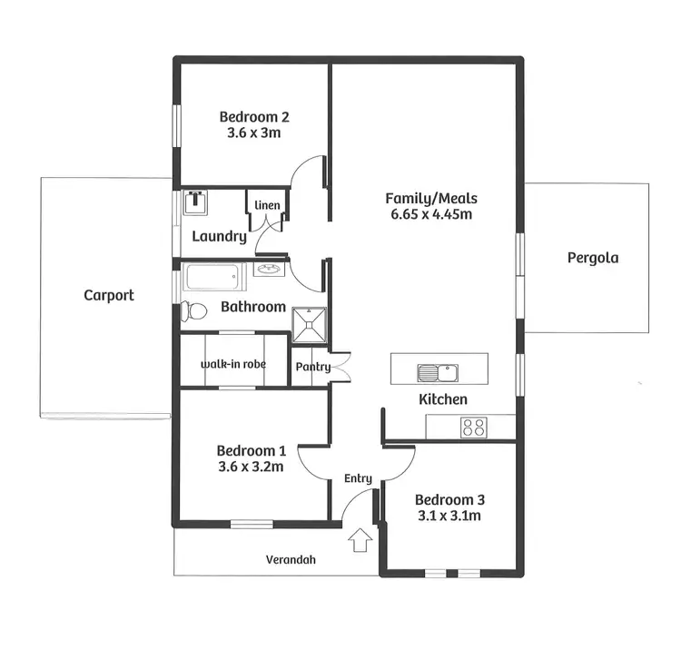 Floorplan of Homely house listing, 17A Irena Court, Murray Bridge SA 5253
