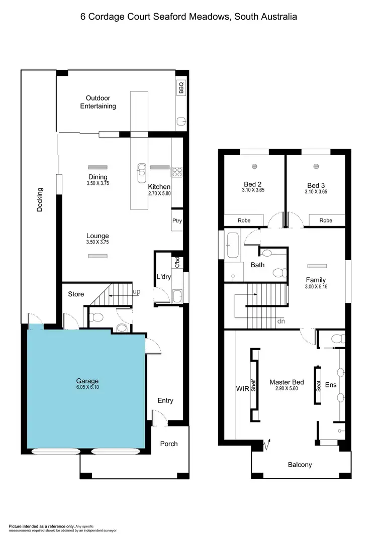 Floorplan of Homely house listing, 6 Cordage Court, Seaford Meadows SA 5169