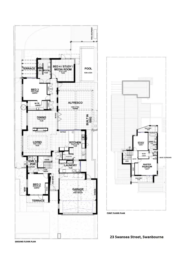 Floorplan of Homely house listing, 23 Swansea Street, Swanbourne WA 6010