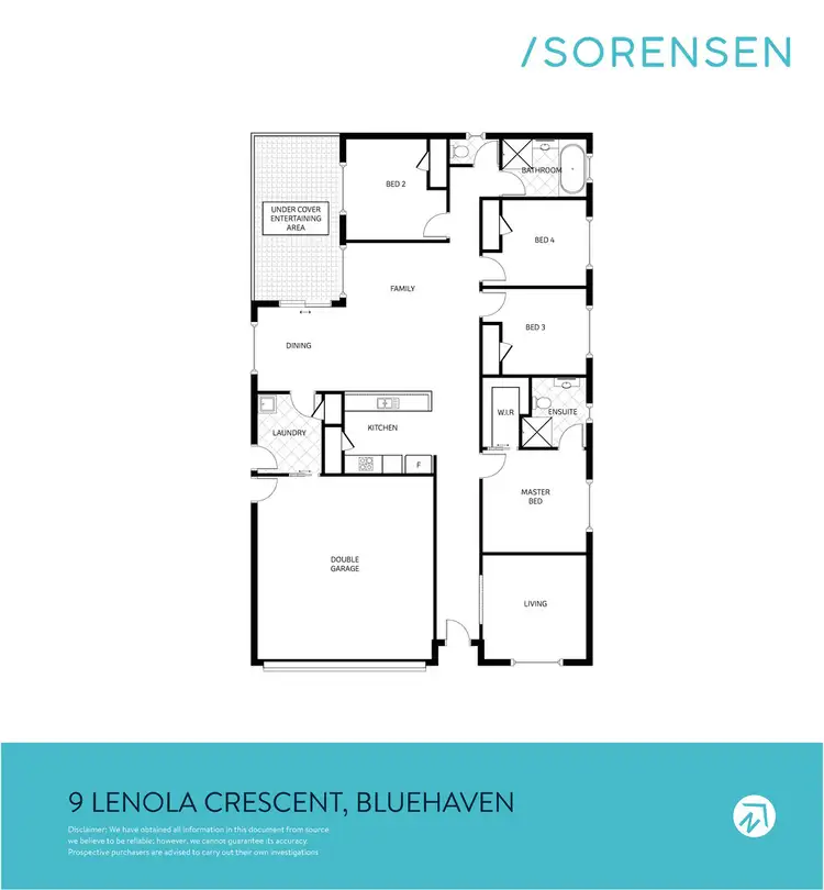 Floorplan of Homely house listing, 9 Lenola Crescent, Blue Haven NSW 2262