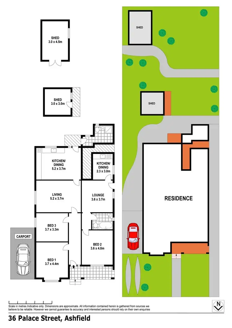 Floorplan of Homely house listing, 36 Palace Street, Ashfield NSW 2131