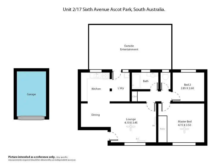 Floorplan of Homely unit listing, 2-17 Sixth Avenue, Ascot Park SA 5043