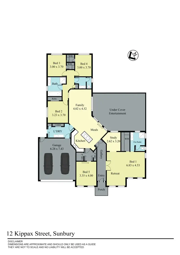 Floorplan of Homely house listing, 12 Kippax Street, Sunbury VIC 3429