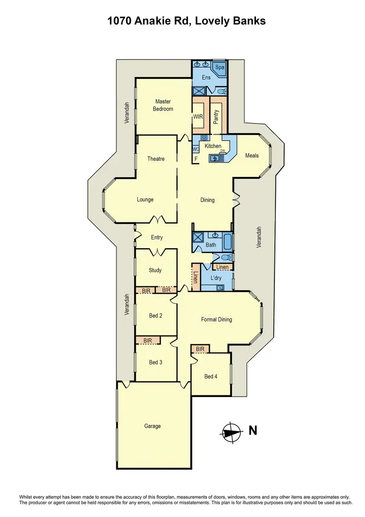 Floorplan of Homely rural property listing, 1070 Anakie Road, Lovely Banks VIC 3213