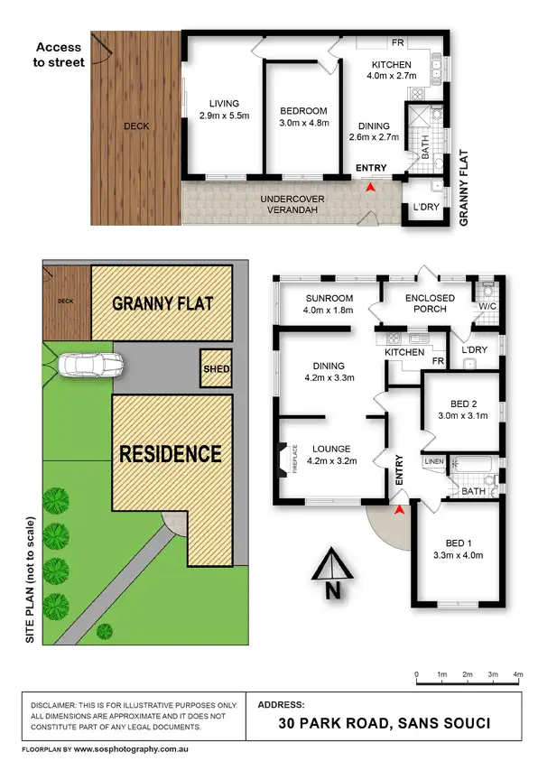 Floorplan of Homely house listing, 30 Park Road (cnr Walmer Street), Sans Souci NSW 2219