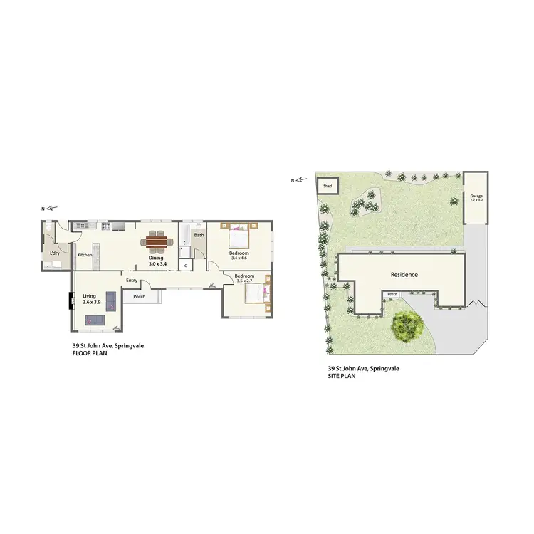 Floorplan of Homely house listing, 39 St Johns Avenue, Springvale VIC 3171