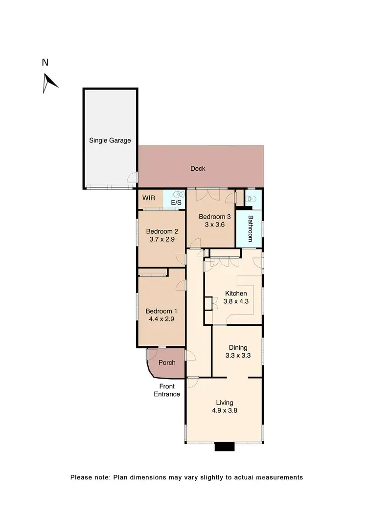 Floorplan of Homely house listing, 1418 Gregory Street, Lake Wendouree VIC 3350