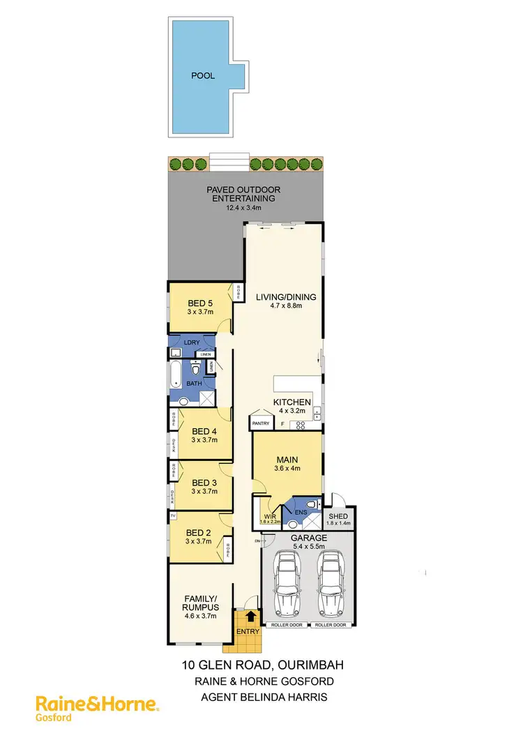 Floorplan of Homely house listing, 10 Glen Road, Ourimbah NSW 2258