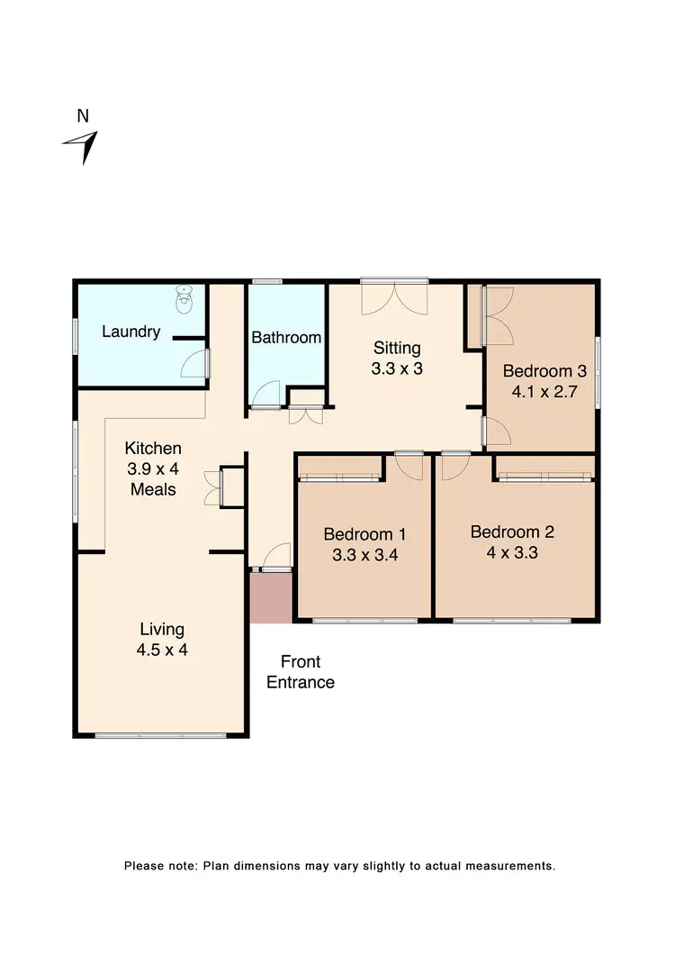 Floorplan of Homely house listing, 13 Williams Street, Creswick VIC 3363