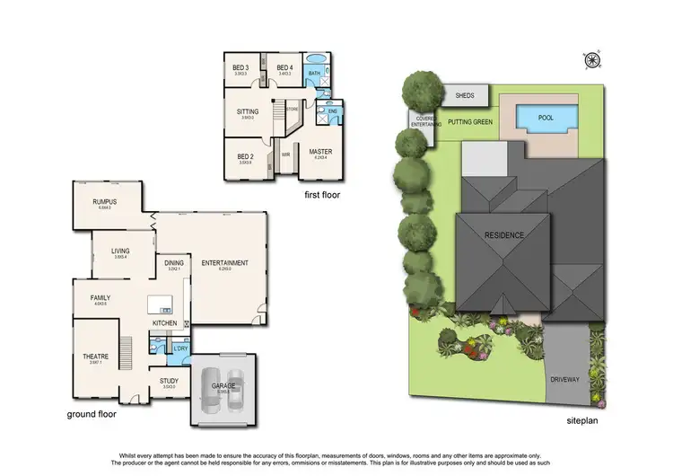 Floorplan of Homely house listing, 1 Berkshire Place, Narre Warren South VIC 3805
