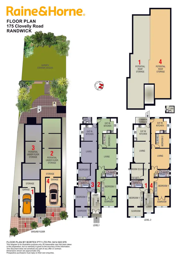 Floorplan of Homely apartment listing, 2/175 Clovelly Road, Randwick NSW 2031