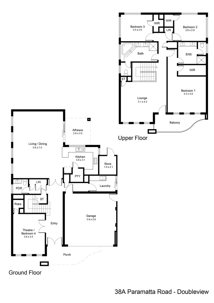 Floorplan of Homely house listing, 38A Paramatta Road, Doubleview WA 6018