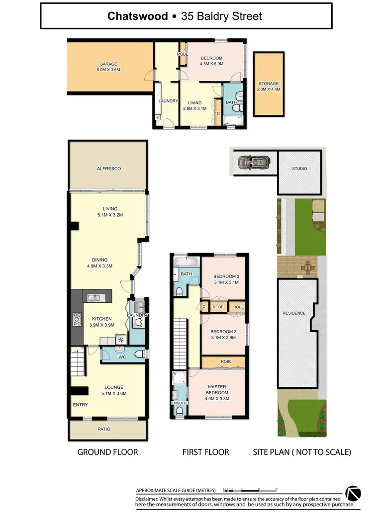 Floorplan of Homely house listing, 35 Baldry Street, Chatswood NSW 2067