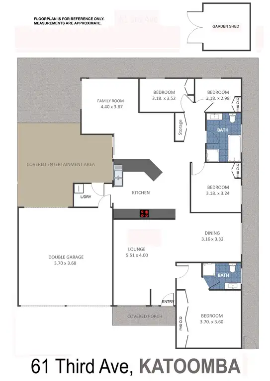 Floorplan of Homely house listing, 61 Third Avenue, Katoomba NSW 2780