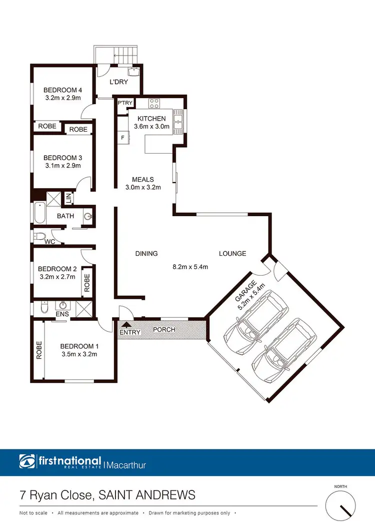 Floorplan of Homely house listing, 7 Ryan Close, St Andrews NSW 2566