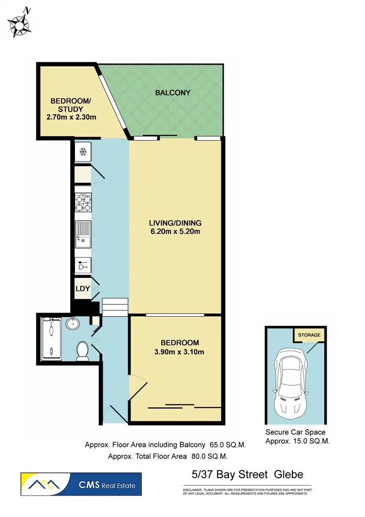 Floorplan of Homely apartment listing, 5/37 BAY STREET, Glebe NSW 2037