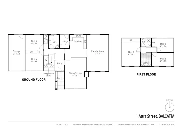 Floorplan of Homely house listing, 1 Attra St, Balcatta WA 6021