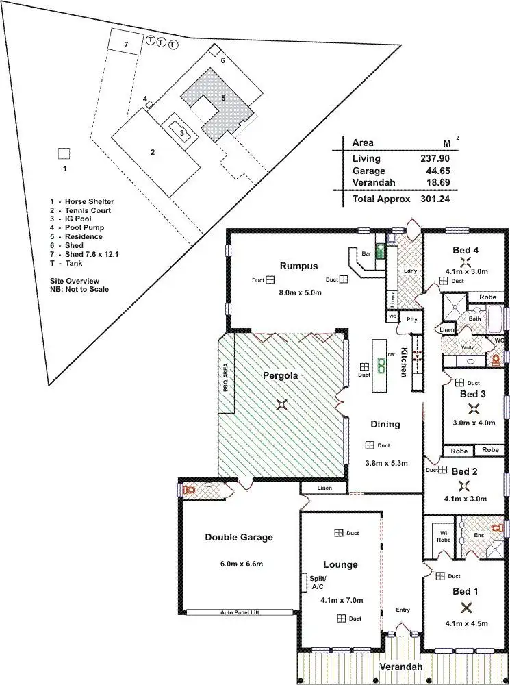 Floorplan of Homely house listing, 4 Lange Road, Gawler SA 5118