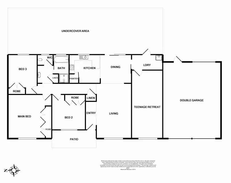 Floorplan of Homely house listing, 3 Robert Close, Rutherford NSW 2320