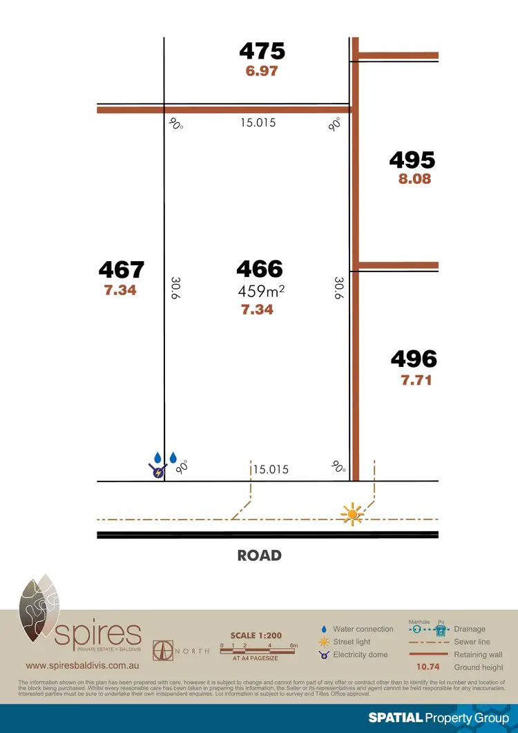 Floorplan of Homely land listing, Lot 466 Edmonton Loop, Baldivis WA 6171