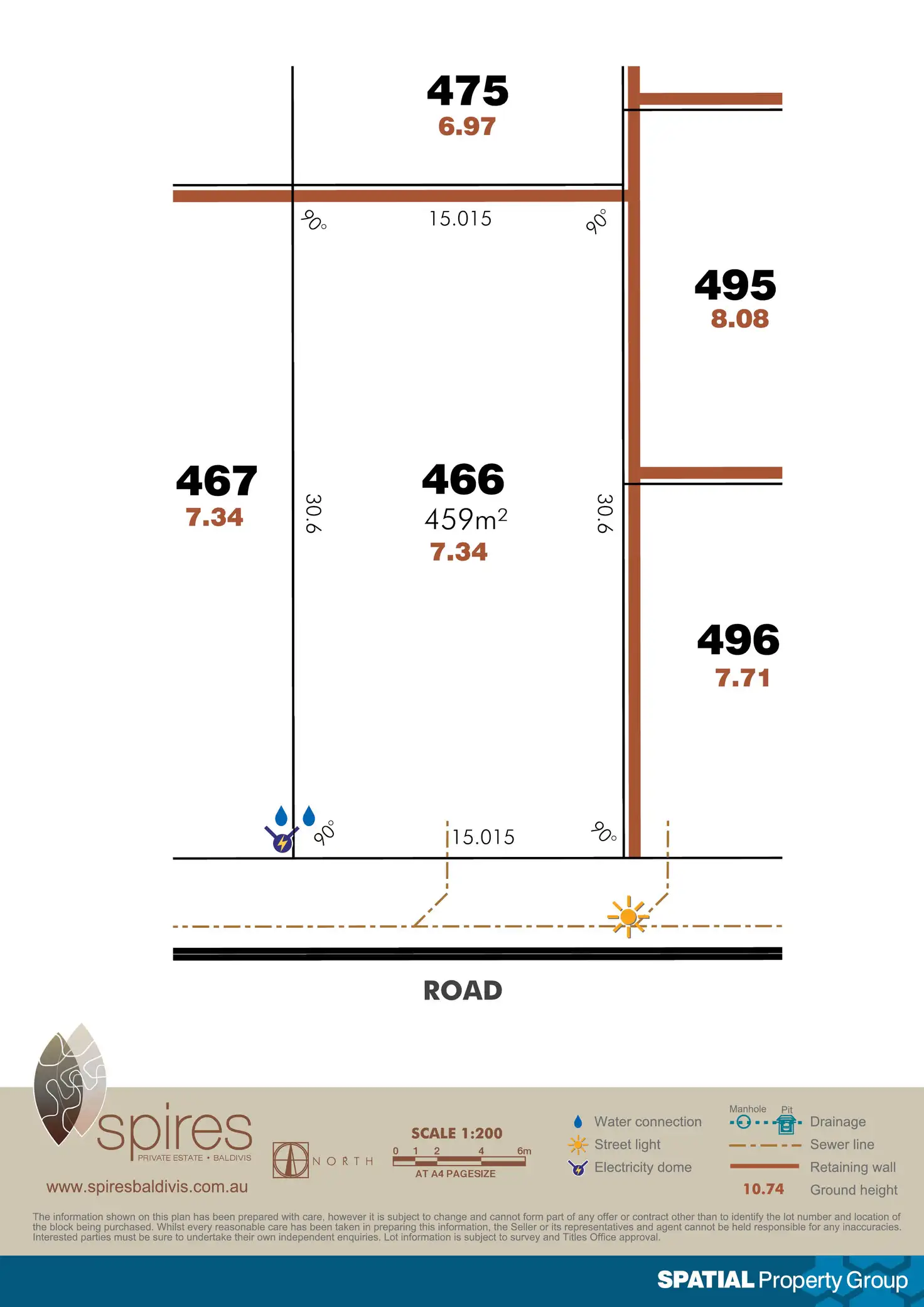 Floorplan of Homely land listing, Lot 466 Edmonton Loop, Baldivis WA 6171