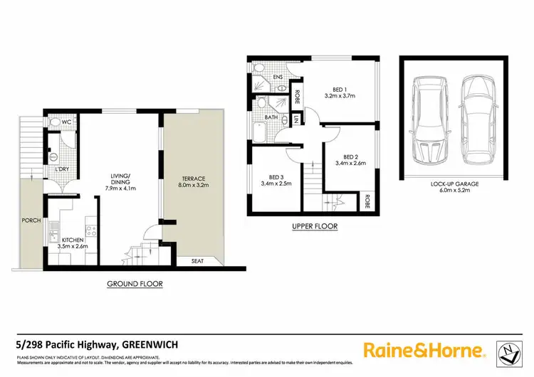 Floorplan of Homely apartment listing, 5/298 Pacific Highway, Greenwich NSW 2065