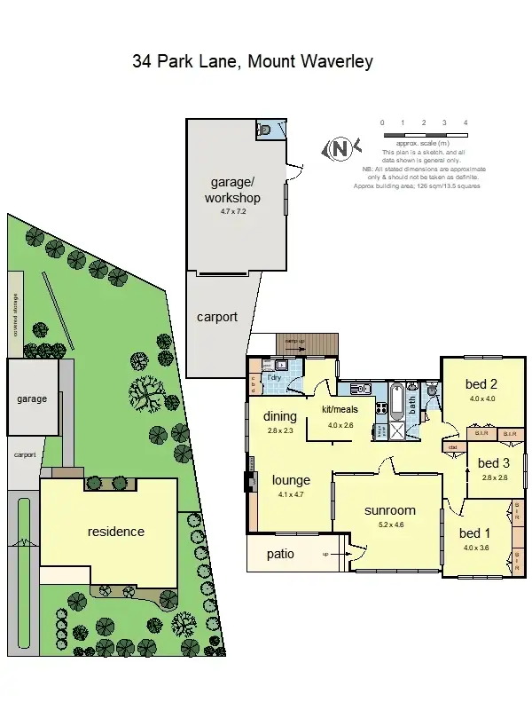 Floorplan of Homely house listing, 34 Park Lane, Mount Waverley VIC 3149