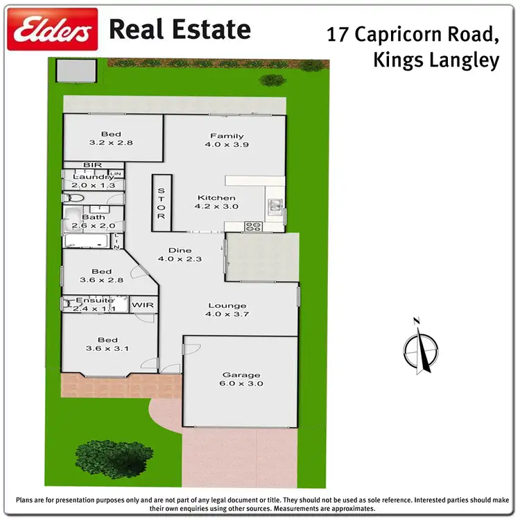 Floorplan of Homely house listing, 17 Capricorn Road, Kings Langley NSW 2147