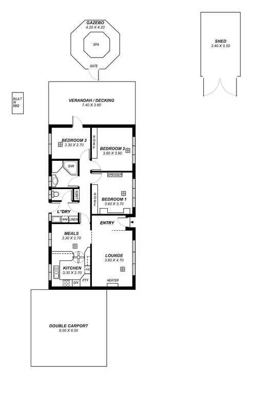 Floorplan of Homely house listing, 2 Berkeley Road, O'halloran Hill SA 5158