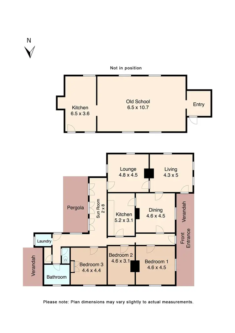 Floorplan of Homely house listing, 3377 Creswick-Newstead Road, Smeaton VIC 3364