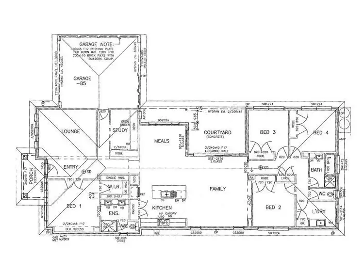 Floorplan of Homely house listing, 11 QUEENSCLIFF DRIVE, Inverloch VIC 3996