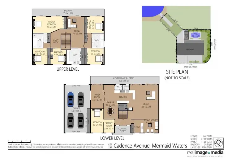 Floorplan of Homely house listing, 10 Cadence Avenue, Mermaid Waters QLD 4218